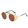 Classic steampunk windshield sunglasses European and American new sunglasses round retro fashion sun