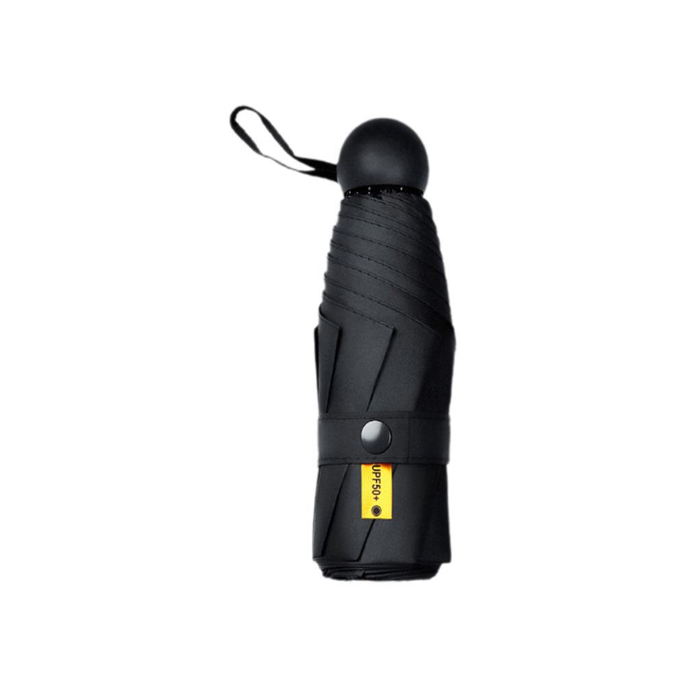 Ultralight Mini Capsule Umbrella Folding UV Protection Wind-resistant Portable Traveling Umbrella Rainproof Outdoor W0P0