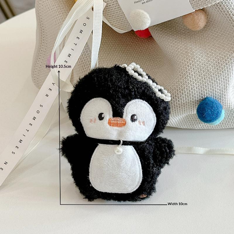 

Милий пінгвін Плюшевий Підвіска Брелок Мультяшний Смішний Плюшевий Наповнений Лялька Рюкзак Сумка Підвіска Шарми Чарівні Аксесуари Подарунки чорний