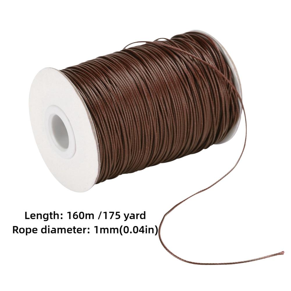 175 Yards Waxed Cotton Cord Wax Coated Macrame Rope Flexible Beading Thread DIY Jewelry Making