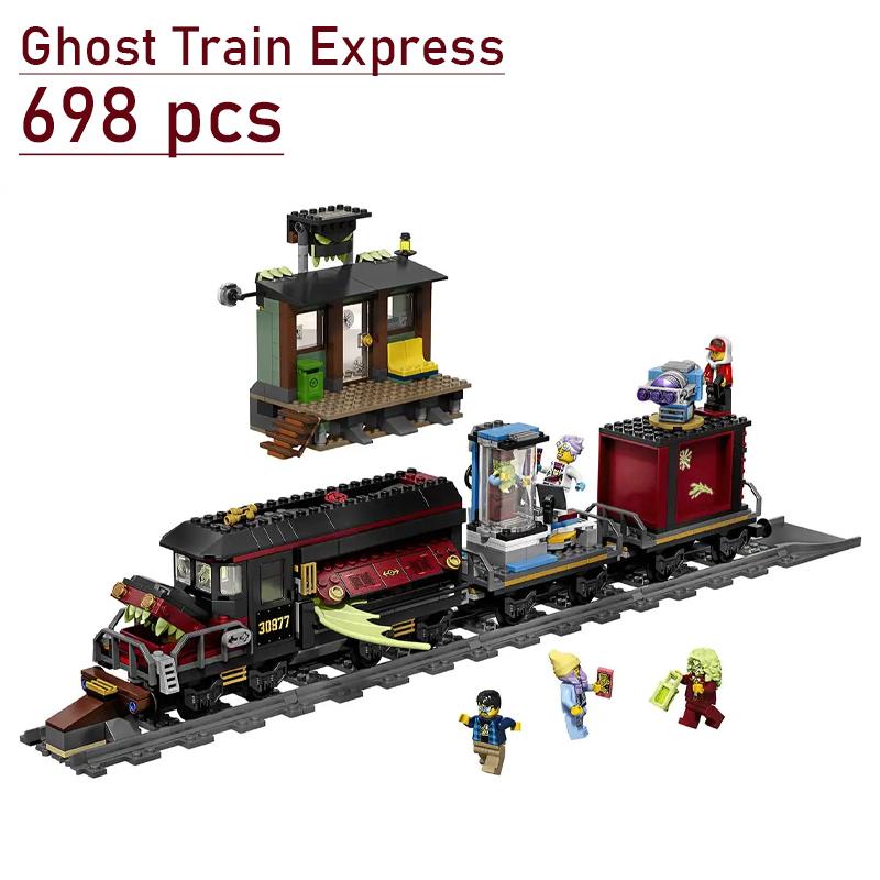

699pcs Rare toys Hidden Side compatible 70421 Ghost Train Express Set Building block toys as gifts for children