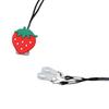 Hearing Aid Lanyard Elderly Children Portable Cute Strawberry Shaped BTE Hearing Aid Clip Holder