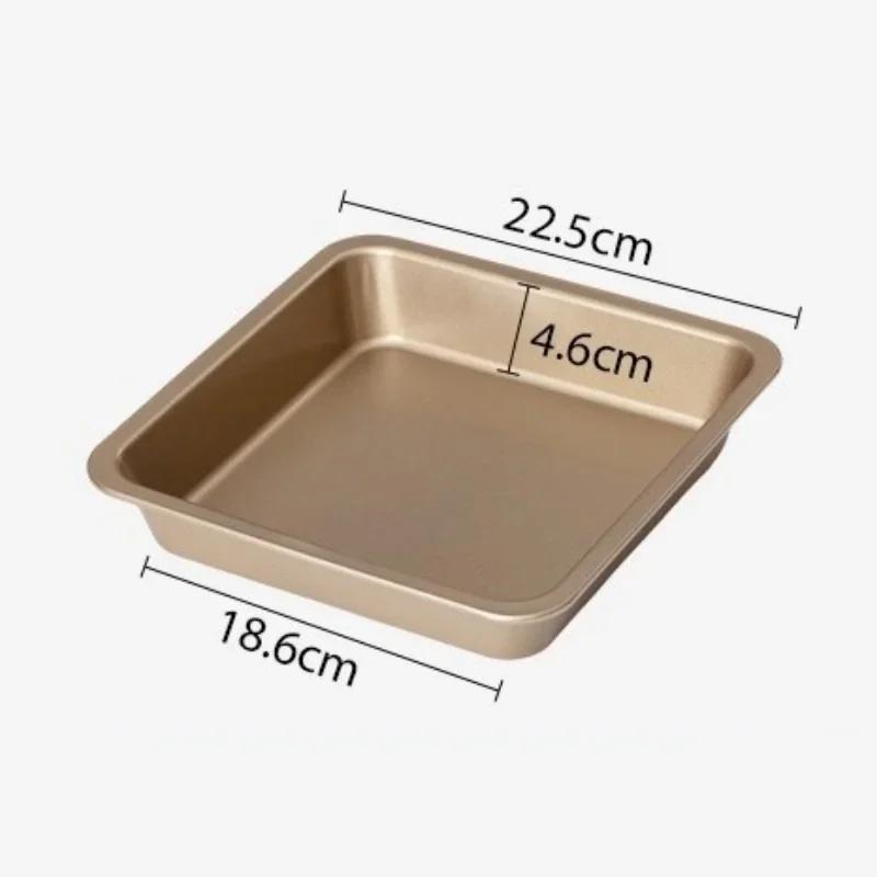 5Pcs Non-stick Cake Mold Carbon Steel Oven Bakeware Bread Loaf Pan Baking Set Home Baking Muffin Pans Bakeware Kitchen Gadgets