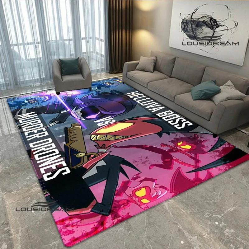 3D Murder-Drones Cartoon Printed Carpet Non-slip Carpet Washroom Floor Mat Fashion Yoga Mat Bedroom Decoration Birthday Gift