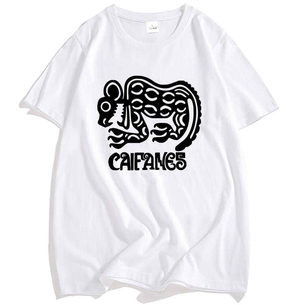 Rock Band CAIFANES T-shirt Cotton Short Sleeve Casual Tshirts Grunge Unisex Streetwear Hip Hop Fashion Men Women T Shirt Print