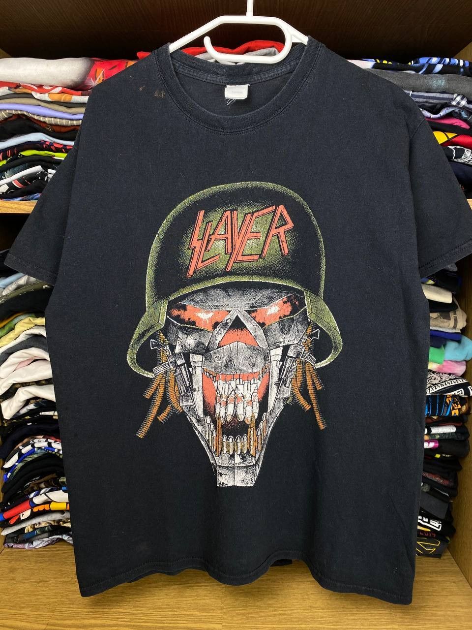 Slayer 2017 Rock Band Graphic Horror Black Short Sleeve Unisex T-shirt KH7294 XXXL