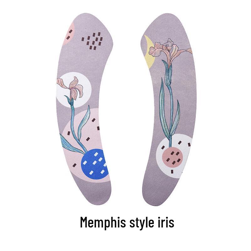 

Abstract Cartoon Iris Bird Toilet Seat Mat