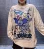 Trendy European & American Embroidered Long-Sleeve Sweater - Women's Spring/Autumn Fashion Knitwear