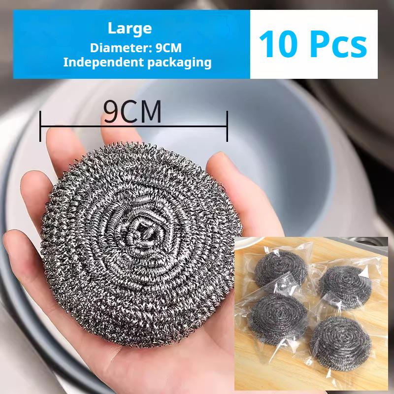 6 ks Drátěnky - Flexibilní drátěnky na čištění nádobí, hrnců, pánví, grilů a dřezů  kartáč na nádobí čisticí kartáč