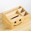 Multifunctional Tissue Box Home Living Room Creative Wood Paper Box Table Desktop Organizer Decorative Craft Ornament Remote Control Key Storage Case