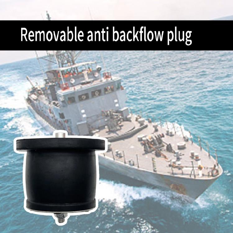 Adjustable Drain Cleanout Caps Plug Anti Backflow Design Stainless Steel Tool And Rubber Seal Suitable for Marine Pipes