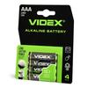 4 Szt. Mocne Baterie Alkaliczne Zestaw Videx Aaa Lr03 1.5V 1200 Mah