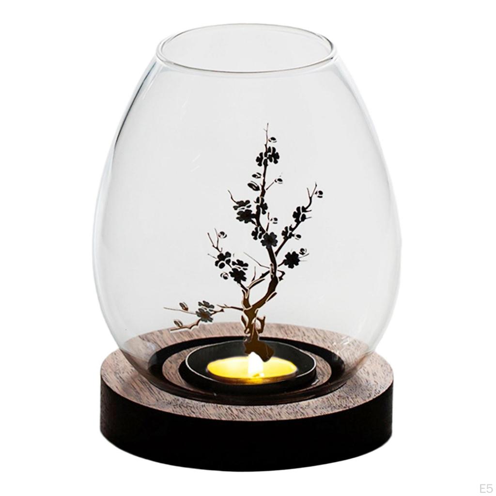 Candle Holder Romantic Portable Round Hollow Wedding Transparent Candlestick Party