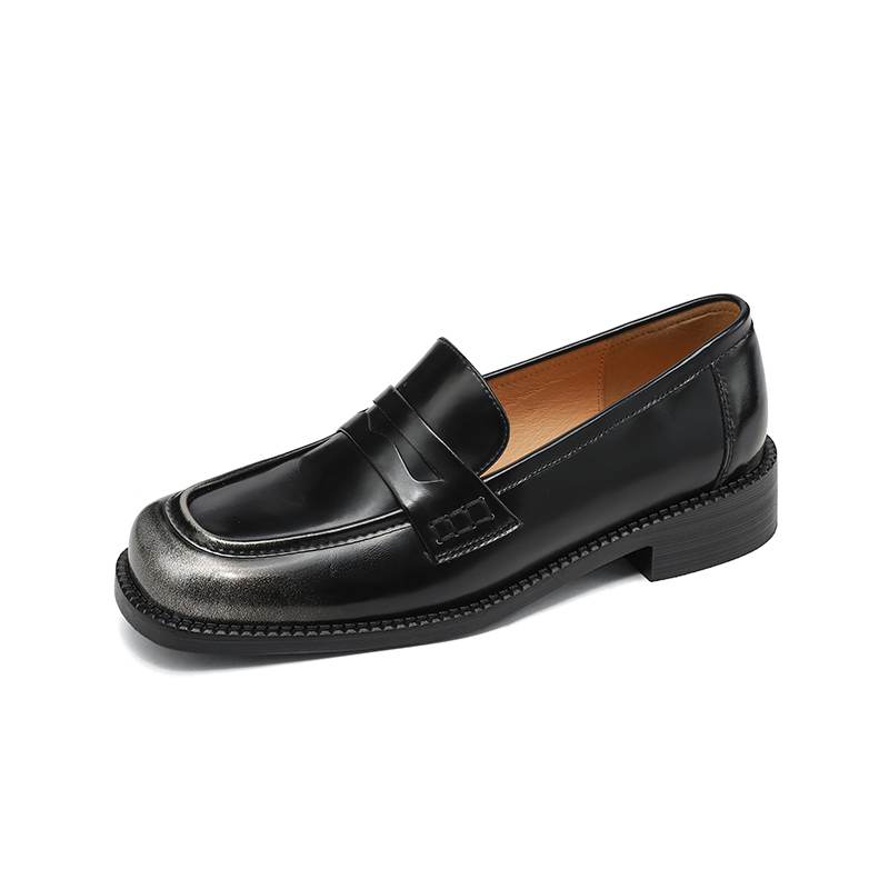 Krazing Pot Cow Skin Round Toe Size 42 Loafers Med Heels Slip On Gladiator Gladiator Autumn Pumps
