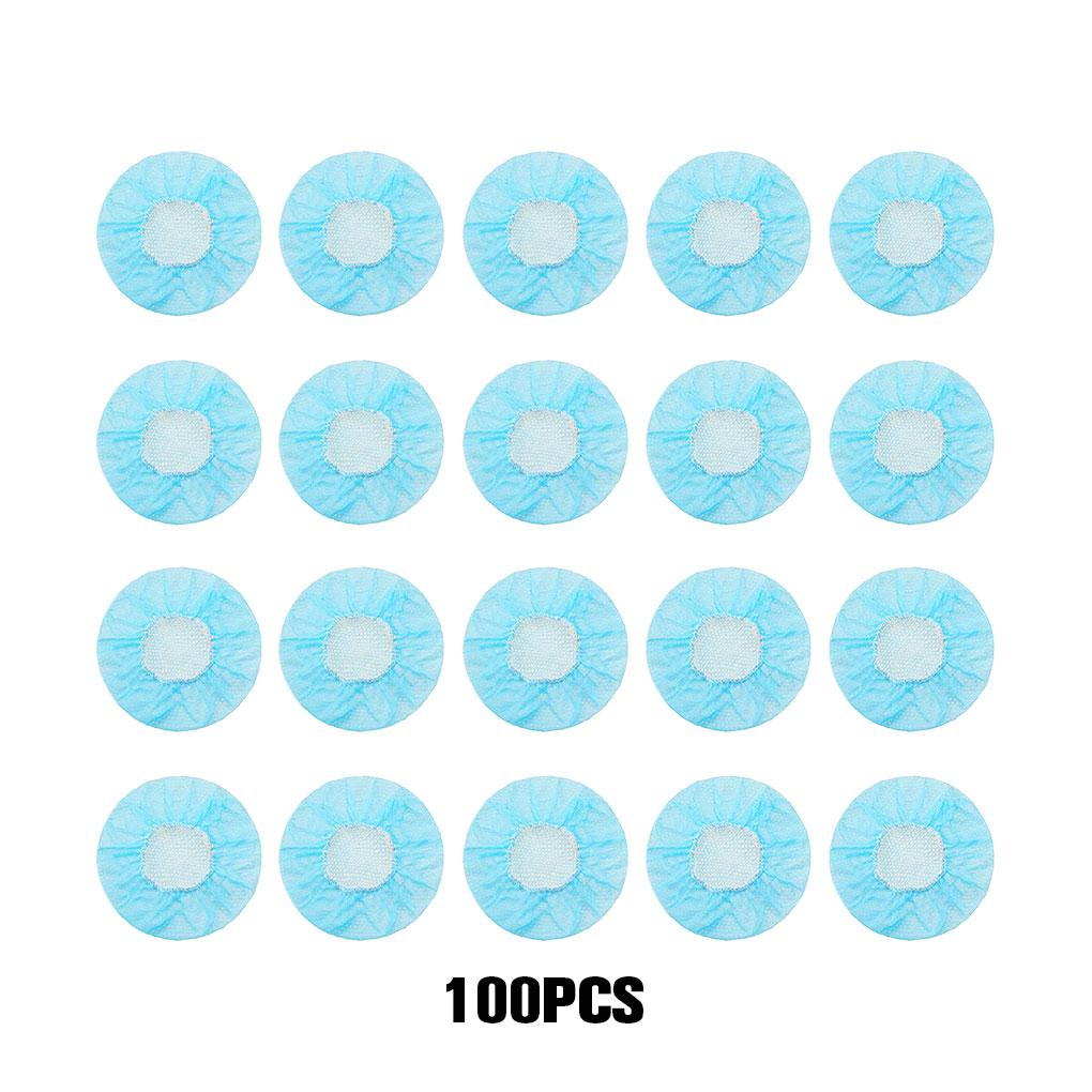 

100Pcs/Bag Replacement Disposable Headphone Cover Nonwoven Fabric Earmuff Cover Cushion for 10-12CM Headset Accessories синий