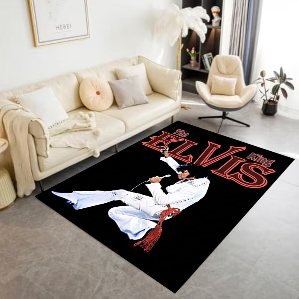 Elvis Presley Performance Floor Rug Office Rug Suitable for Bedrooms Balcony Playrooms Dormitory Antislip Carpet Decorate Offices
