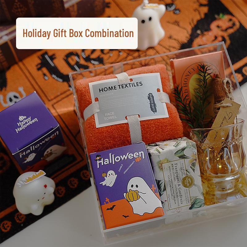 Cute Ghost Halloween Scented Candles - Handmade Aroma Diffuser for Party Atmosphere