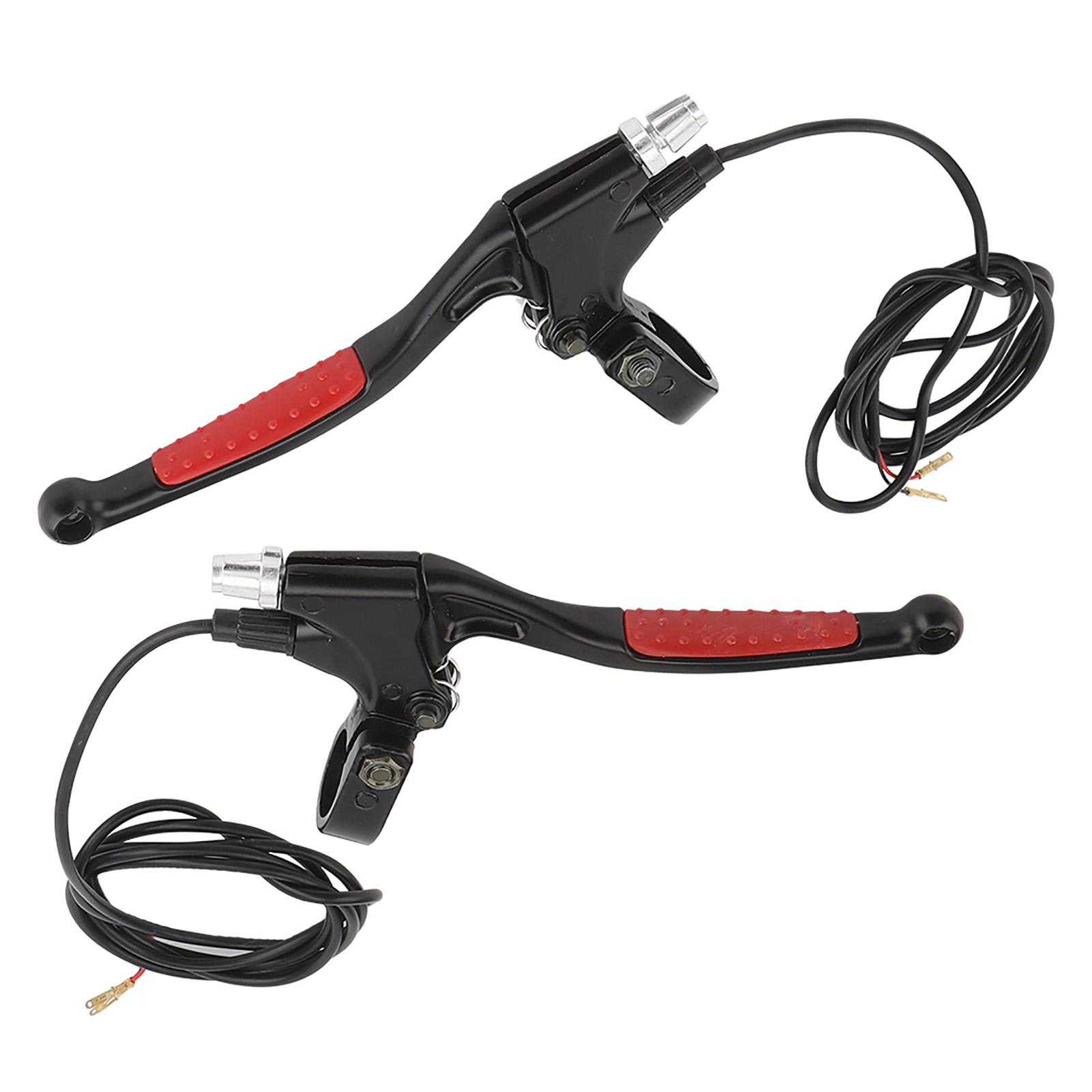 

2pcs Aluminum Bicycle Brake Lever Electric Brake Handle for Electric Bicycles Scooters