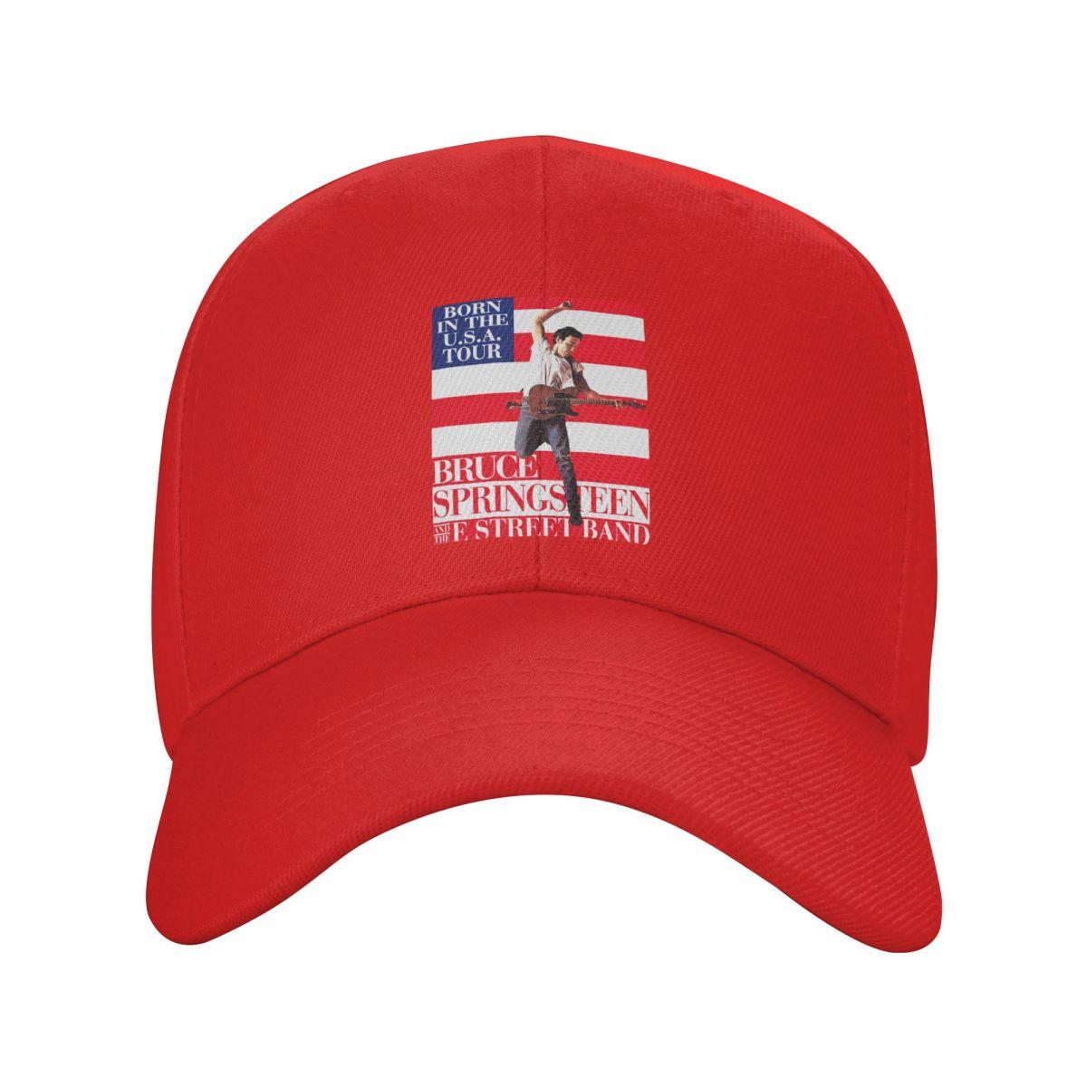 Bruce Springsteen The Legend Guitaris America Baseball Caps Fashion Men Women Hats Casual Cap Streetwear Baseball Hat Casquette One Size