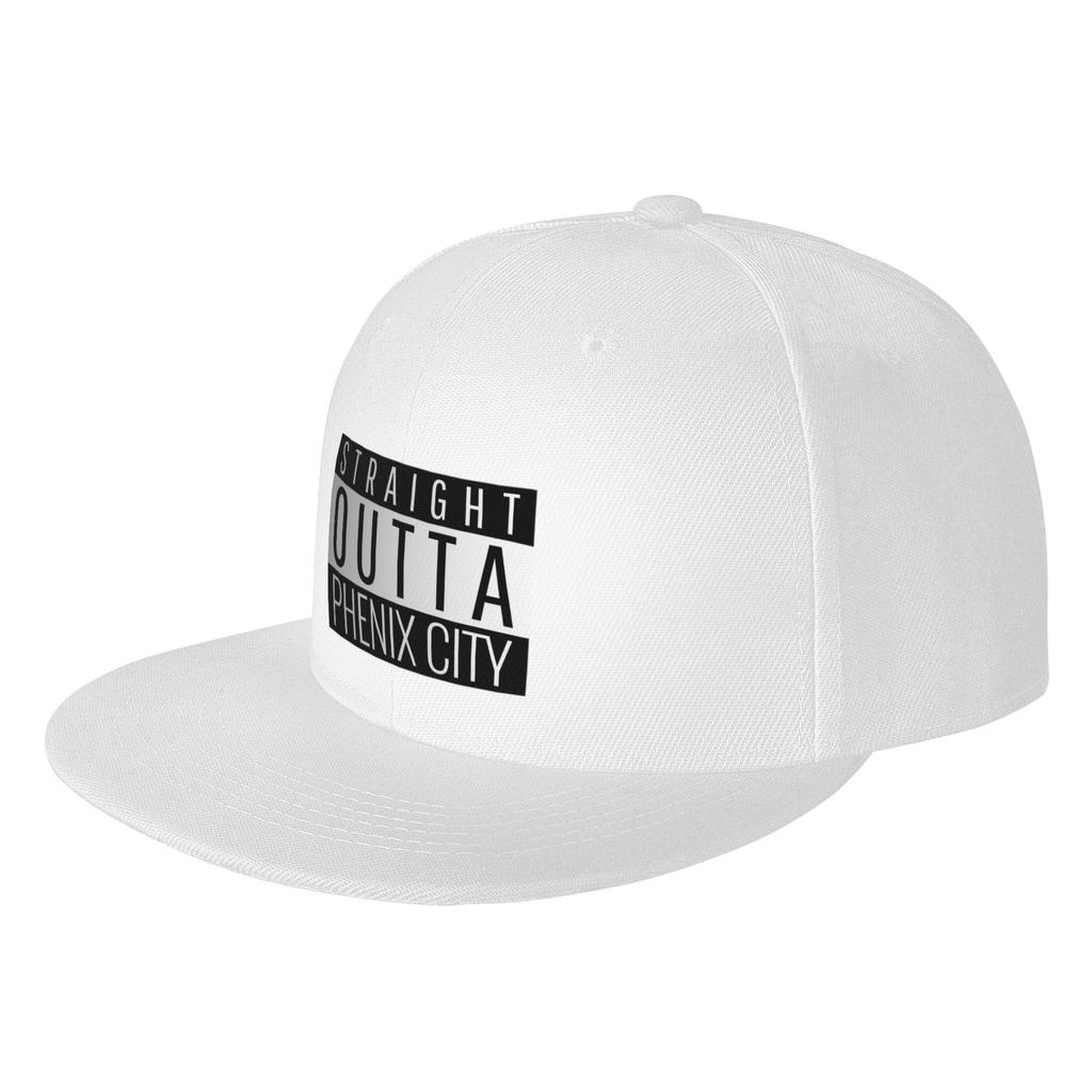Fashion Straight Outta Phenix City Flat Brim Sun Hat Lazy Style Sun Visor Ladies
