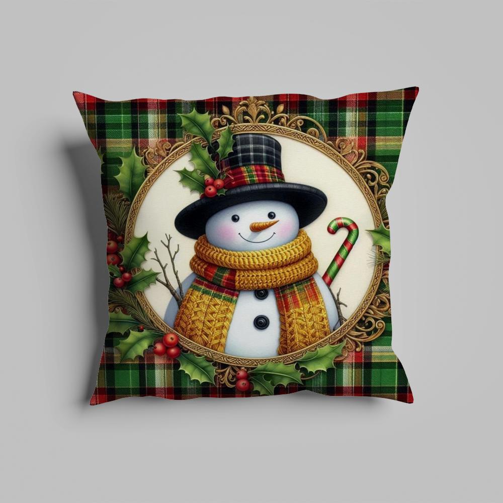 Kissenbezug luxuriös Heimbüro, Sofa dekorativ Mehrgrößen Autositzkissen, Kissenbezüge Weihnachtsmann Weihnachten Retro