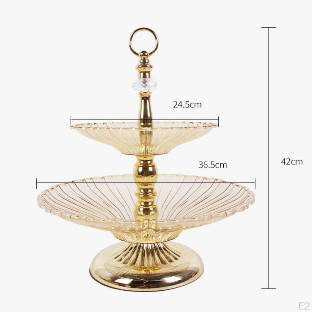 Dessert Plates European Serving Tray Cupcake Stand Dishes Server Fruit Bowl Dry Food Display