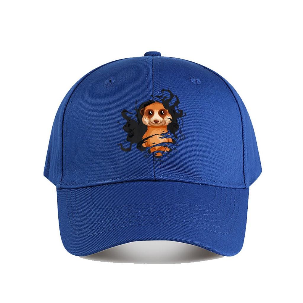 Surrealer Erdmännchen Kunst Grafik Baseballkappe Mode Outdoor Sport Sonnenhut Unisex Snapback Kappe Damen