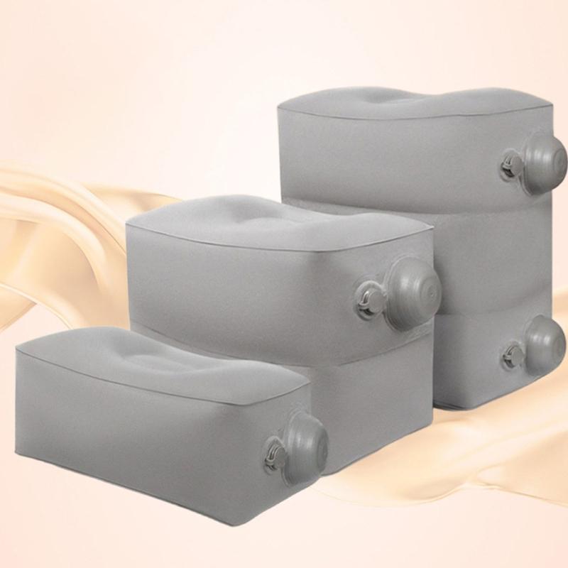Push-up Inflatable Foot Rest Pillow Foot Rest Recliner Cushion for Muscle Soreness Relief in Travel or Office