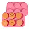 Pabei 6-Hole Round Lace Silicone Mold