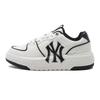 MLB New York Yankees Wear Resistant And Lightweight Low Top Skateboard Shoes Unisex White 3ASXCA12N-50WHS(Team47-MLB)