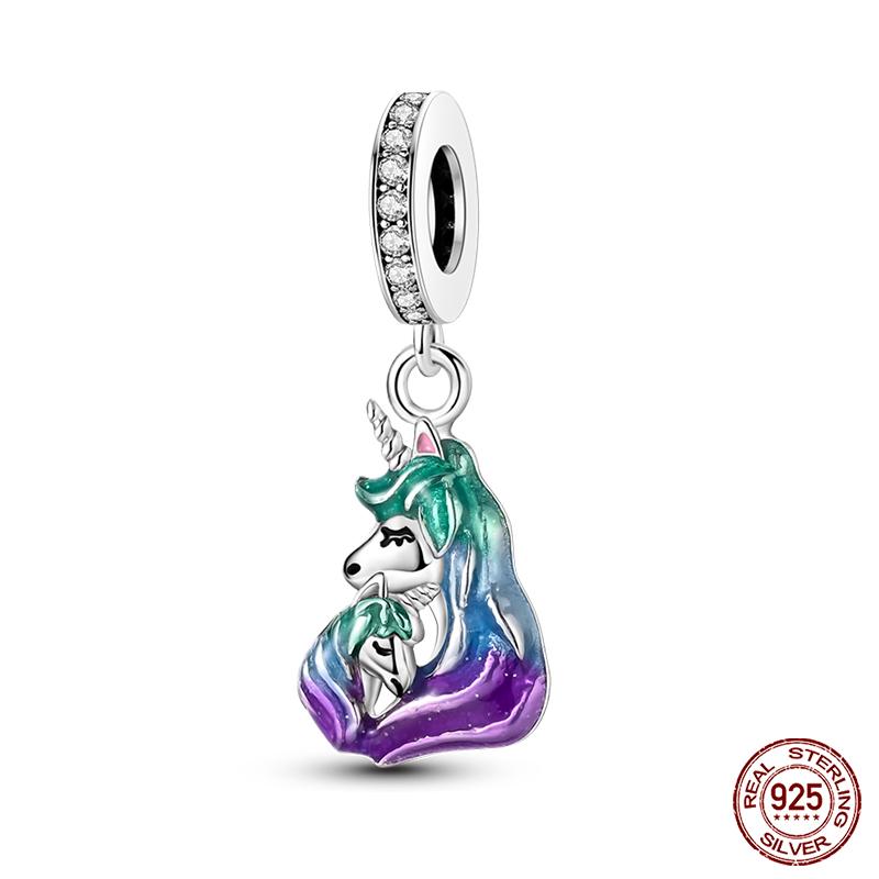 100% Copper Love And Peace Pendants Lovers Balloon Owl Charms Beads Fit Qikaola Original Bracelets Fine Diy Jewelry