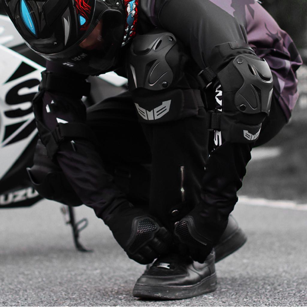 Cycling Elbow Pads Adjustable Reflective Breathable Impact Resistant Motorcycle Elbow Guard for Adults Skiing