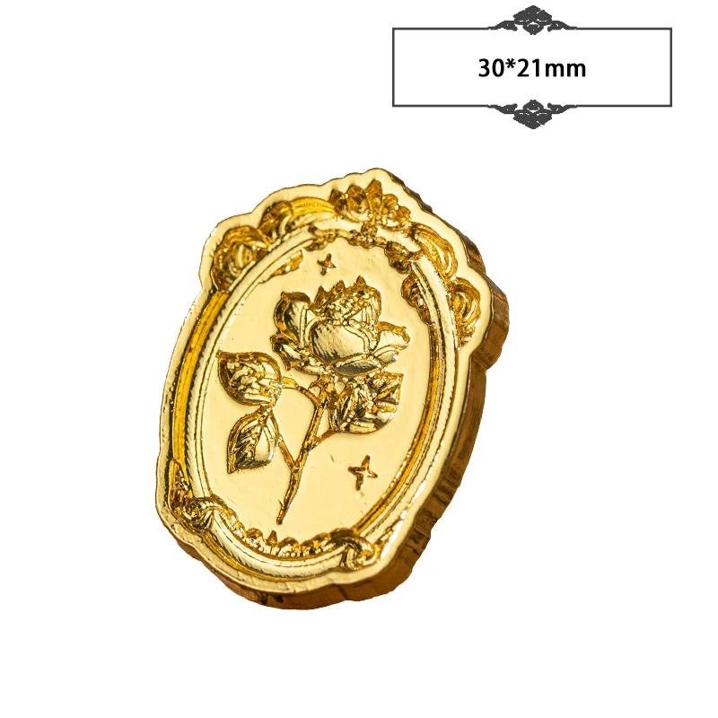 Christmas Wax Seal Stamps Sealing Wax Vintage Sello Candy Retro Envelopes Sealing Stamp Head Wedding Invitations Cards ZT0109