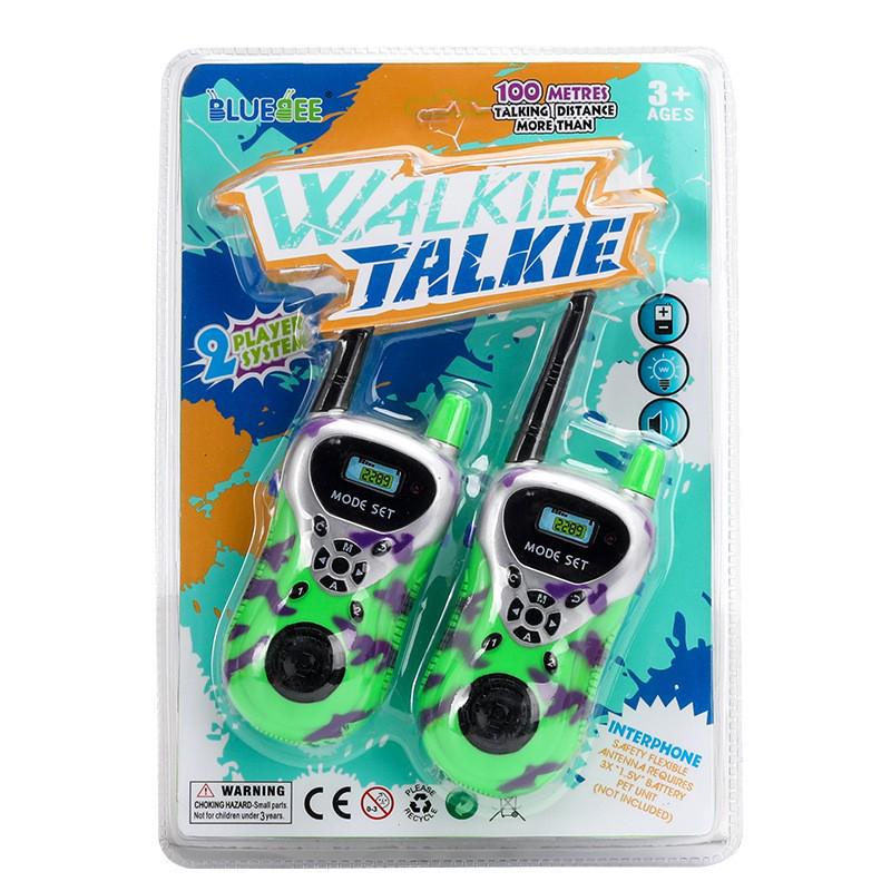 2-Pack Children's Mini Walkie Talkie Toy for Parent-Child Interaction, Indoor & Outdoor Play