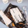 100 Pcs Plastic Lollipop Sticks Hollow Core White For Party Dining Chocolate Sugar Candy Lollipop Sucker Sticks Cake Pop Stick
