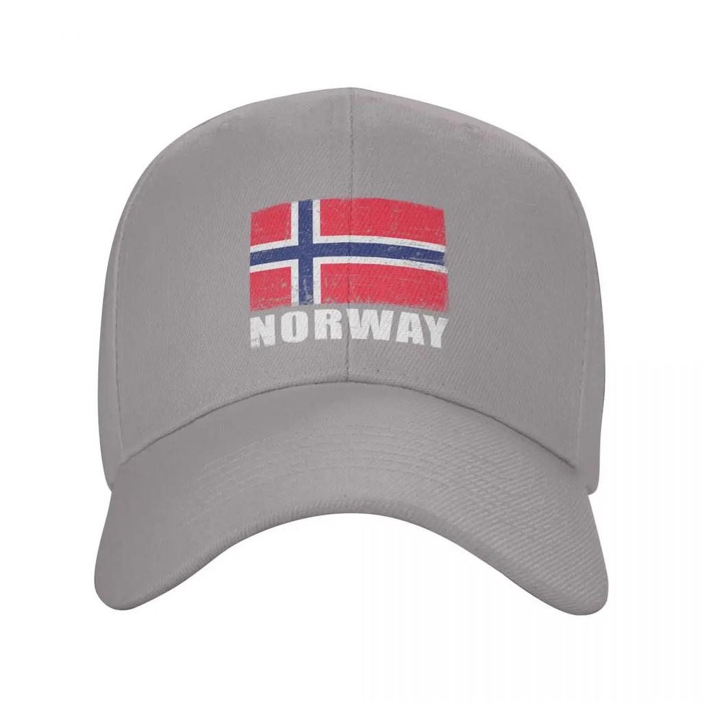 Personalizovaná baseballová čepice s vlajkou Norska Hip Hop Unisex Dámská Nastavitelná Táta Kšiltovka Jarní Snapback Čepice