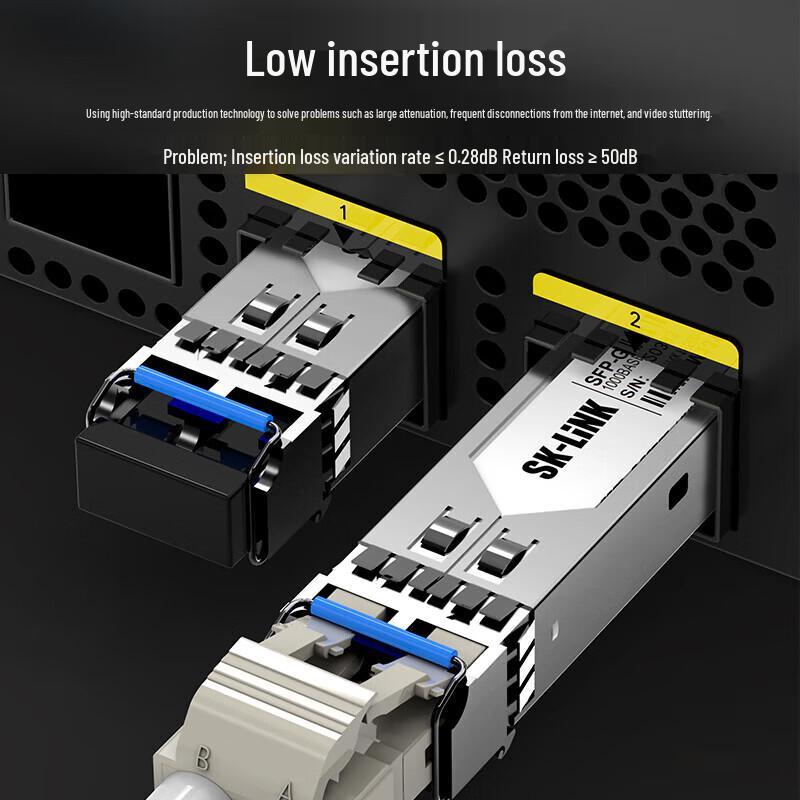 SK-LINK LC-LC OM4 Багатомодовий дуплексний оптоволоконний патч-корд
