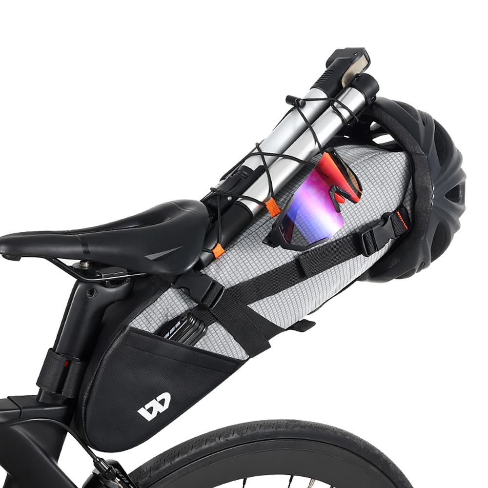 Waterproof Bike Saddle Bag 10L Bicycle Seat Bag Road Mountain Bike Tail Bag Bicycle Bag Pannier