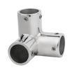 Marine 316 Stainless Steel Rail Fittings 90° 3 Way Corner Elbow Tubing Boat Handrail Fitting 22/25/30/32mm Marine Hardware