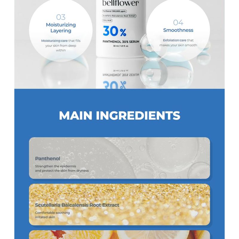 Bellflower - Panthenol 30% Serum