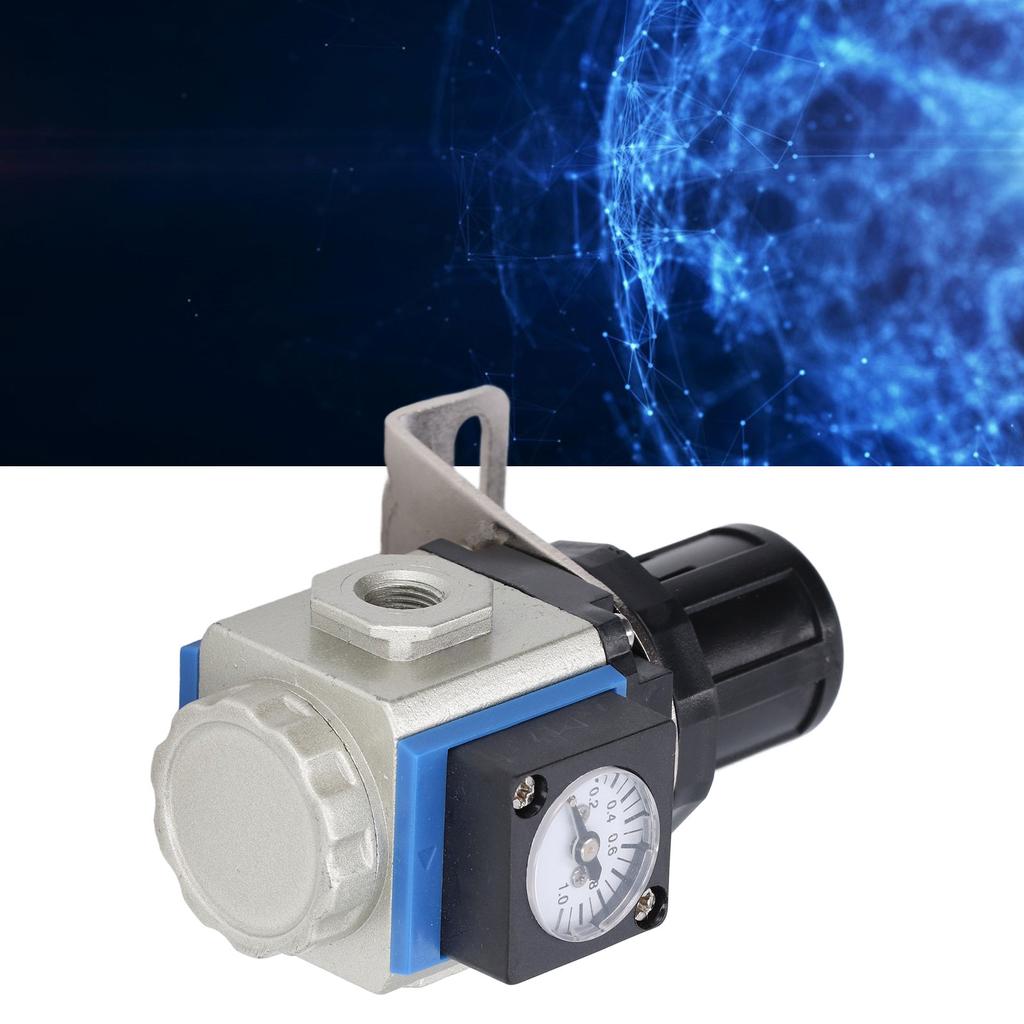 Air Compressors Regulator Valve Aluminum Alloy Mini Pressure Regulators Kit for IndustryGR200‑08 PT1/4