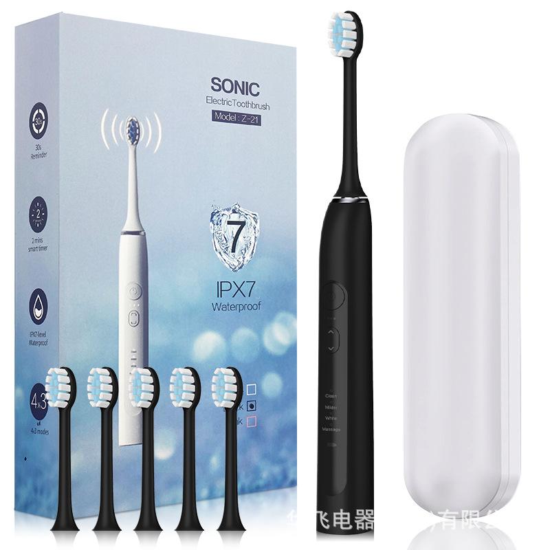 Electric Waterresistant Toothbrush Soft-bristled Toothbrush Body Wash Adult Home Rechargeable Toothbrush ProfessionalGrade