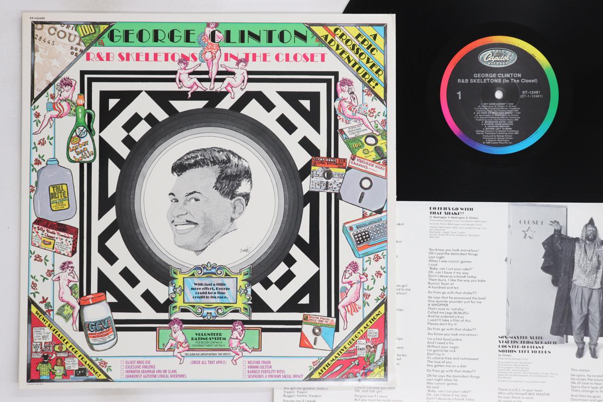 

LP Пластинка ДЖОРДЖ КЛИНТОН - R&b Скелеты в шкафу ST12481 CAPITOL 1986 США Соул/Фанк Б/У