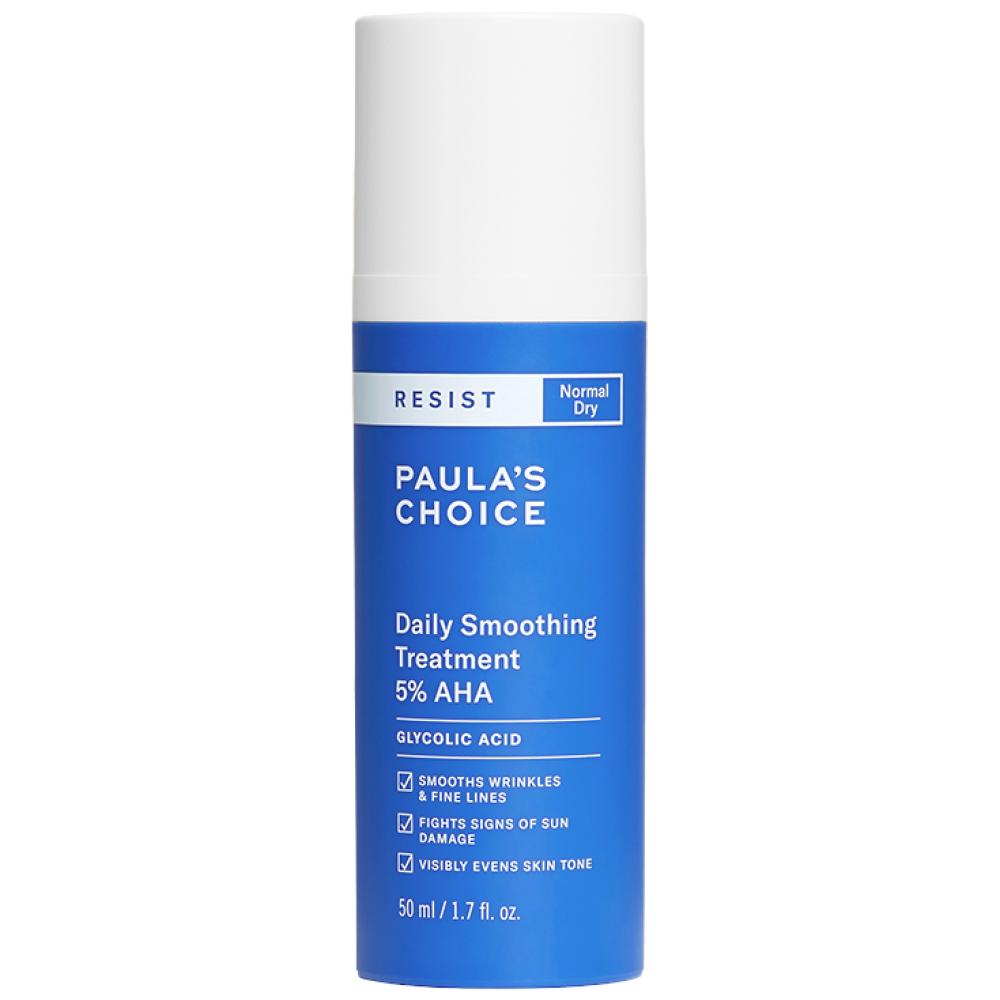 

Paula s Choice Ежедневное разглаживающее средство 5% AHA (50мл+10мл) – Мягкий гликолевый эксфолиант для сияющей кожи, корейский 50ml
