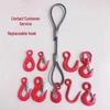 Pressed Oily Double-Leg Wire Rope Hook Sling for Lifting