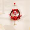 Traditional Chinese New Year Wreath Exquisite Hanging Wreath  Farmhouse Style