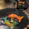 2 Resin Carp Color Changing Tea Pets Lucky Ornaments with Surplus Tea Every Year Playing Tea Table Mascots