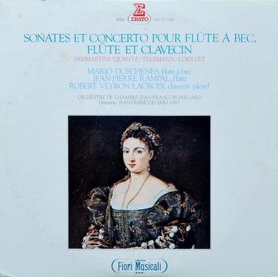 LP Record JEAN-PIERRE RAMPAL (FLUTE), MARIO D - Baroque Music for Flute-1 ERA1071 ERATO 1976 Japan Obi Classical Used