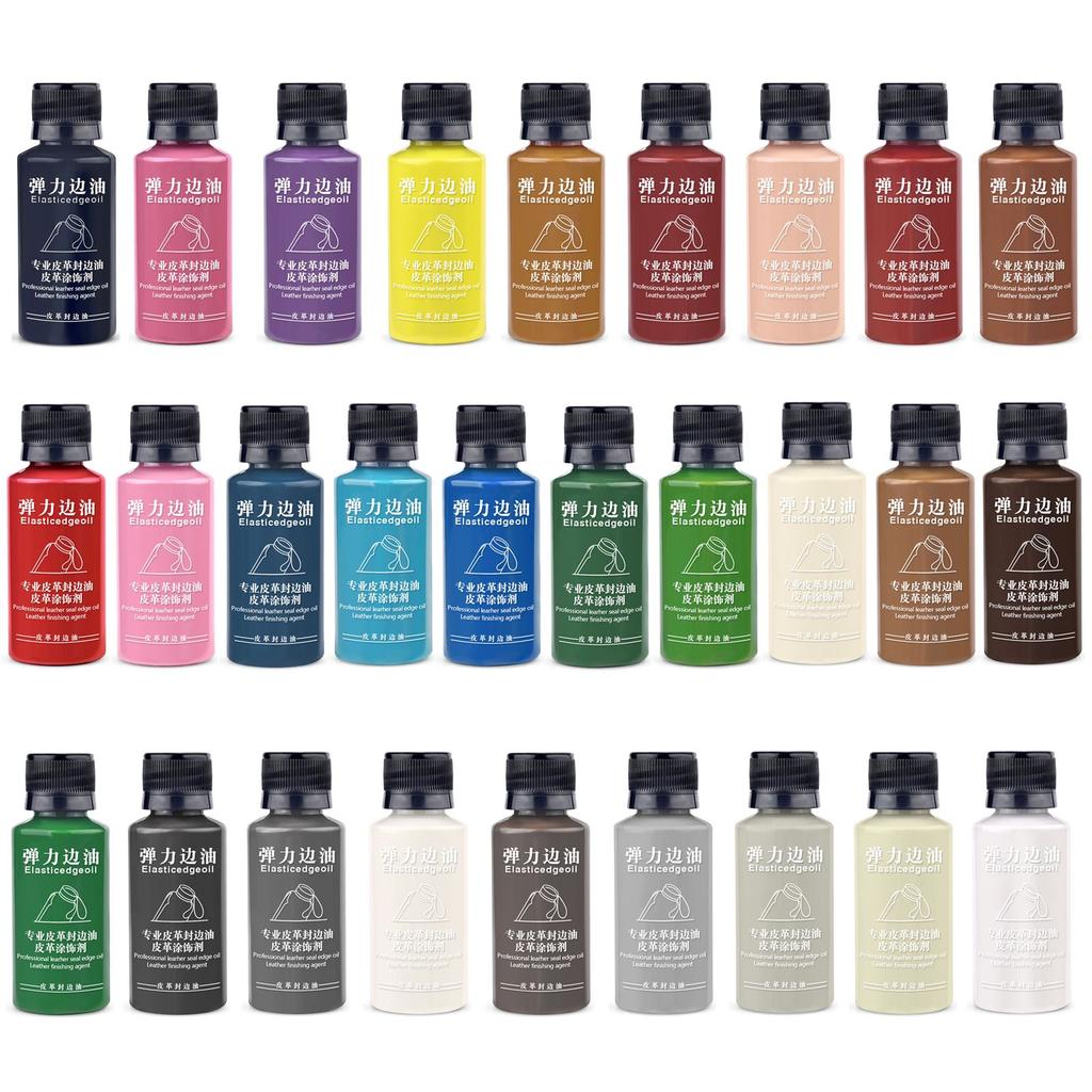 30ml Mattes Elastisches Kantenversiegelungsöl Lederfarbe DIY Lederkantenfarbe Lederwaren Renovierung Kantenversiegelungspigment