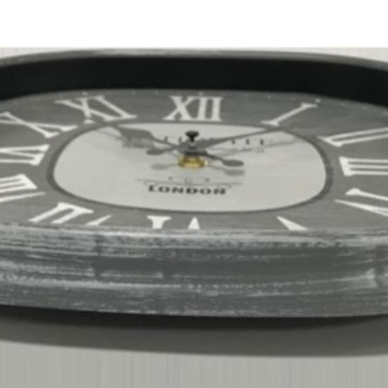 11-inch Antique Brushed Gold Square Wall Clock Living Room Retro Wall-mounted Quartz Clock Wall-mounted Sweep Second Movement